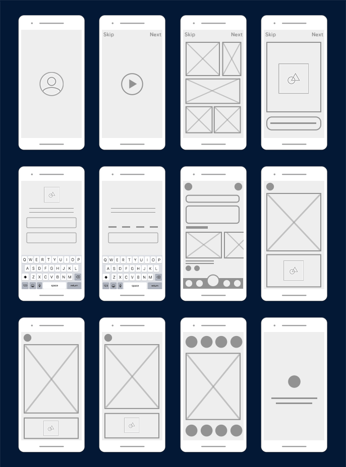 app wireframing